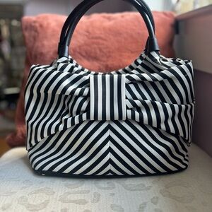 Kate Spade Sutton Black and White Satchel Bag